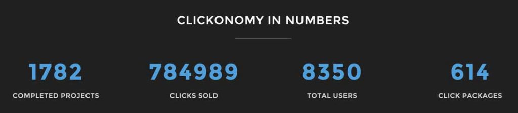 Clickonomy Numbers