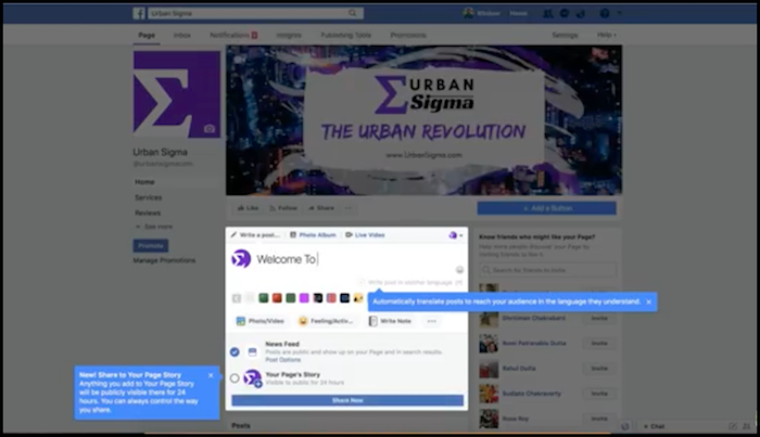 UrbanSigma Facebook Page Connect To Shopify Store for Facebook Ads